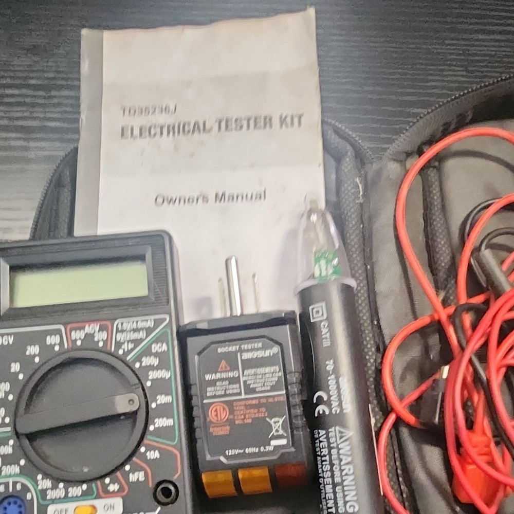 PT Performance Tool TD35236J Digital Handheld Multimeter CAT II, AC/DC Voltage