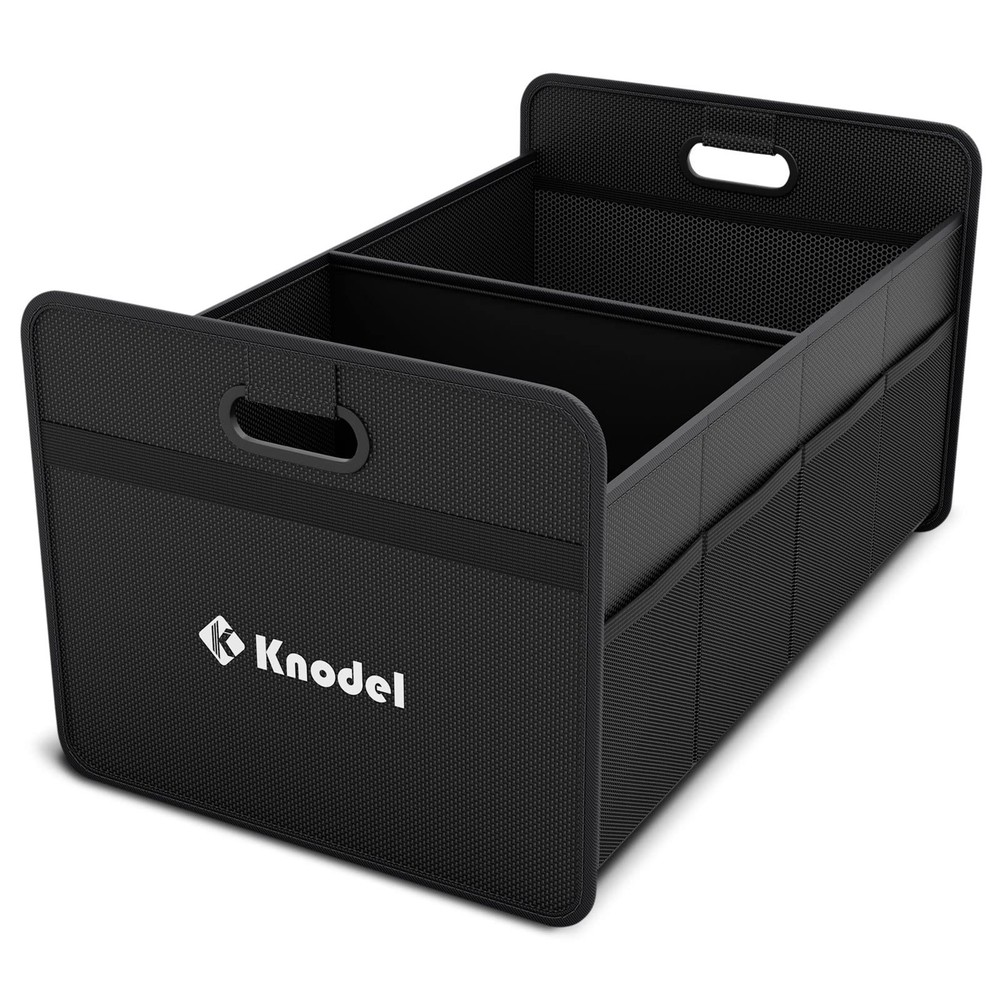 K KNODEL Car Trunk Organizer, Foldable Organizer for Car, Medium, Black