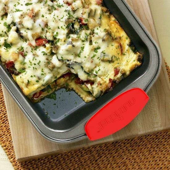 Nutrichef Steel Nonstick Bakeware, 8 Piece Set, Black Set NCSBS8S