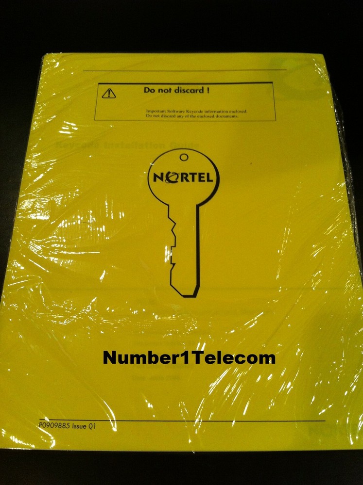 Nortel Norstar CallPilot 100 150 16-Seat Unified Messaging Keycode NTKC0109 Code