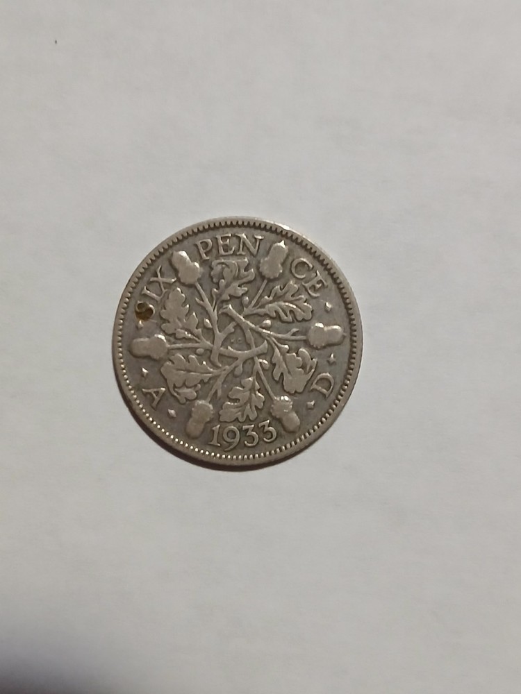 7 Sixpence Silver Coins