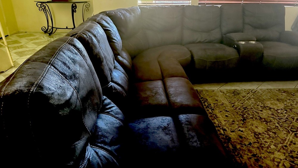 L-Shaped Cloud Couch 3 Recliners