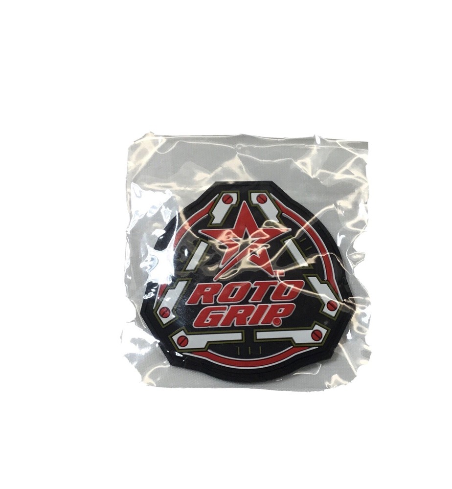 New Roto Grip Bowling Patch (Black /White/Red Letters)