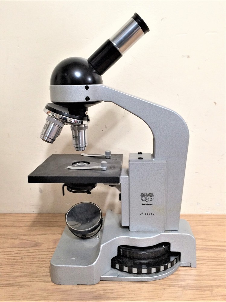 Vintage Beck Kassel CBS Microscope Germany UF55612