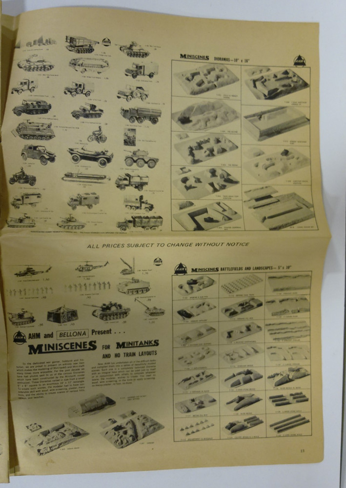 Vintage 1973 AHM Train Set Instructions & Catalog CA-18D