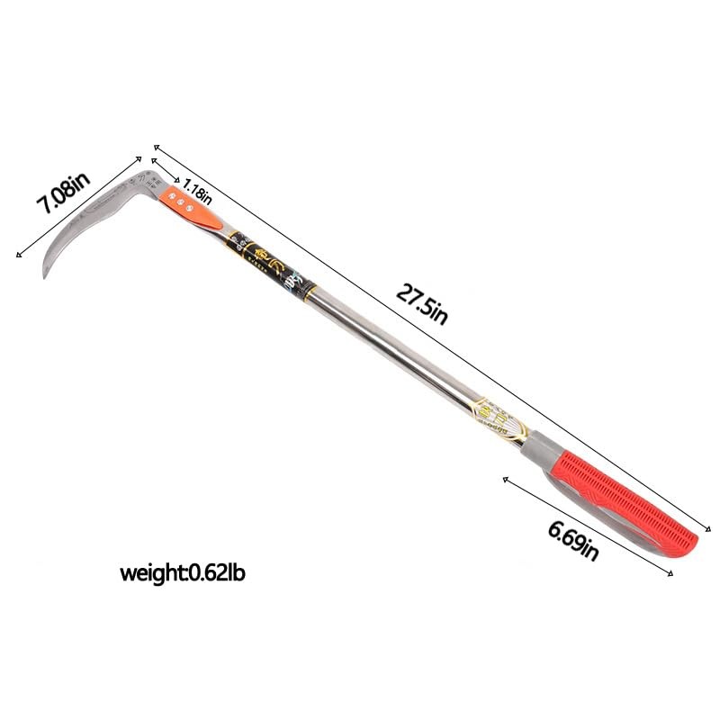 Scythe Tool,Sickle Garden Tool Long Handle