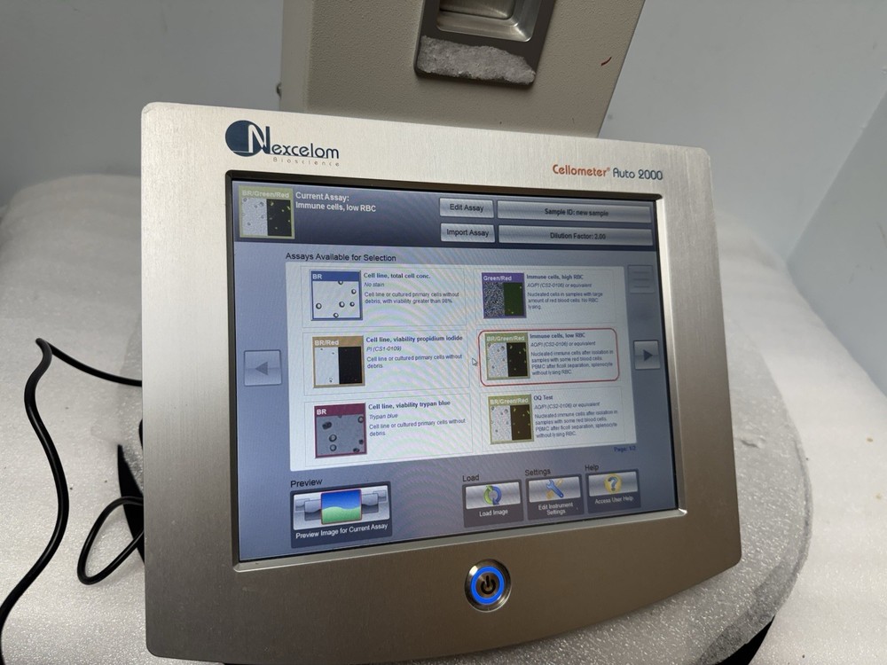 Nexcelom Cellometer Auto 2000 Cell Viability Counter Profiler (works)