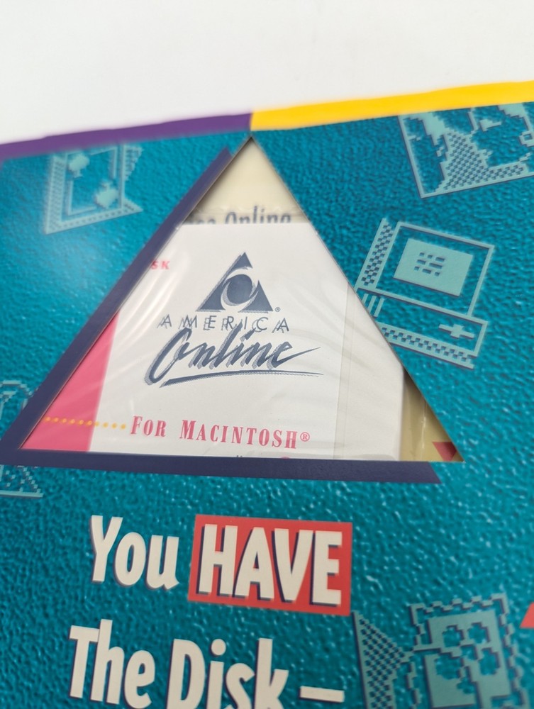 AOL Macintosh Free Trial Floppy Disk Vintage Computing