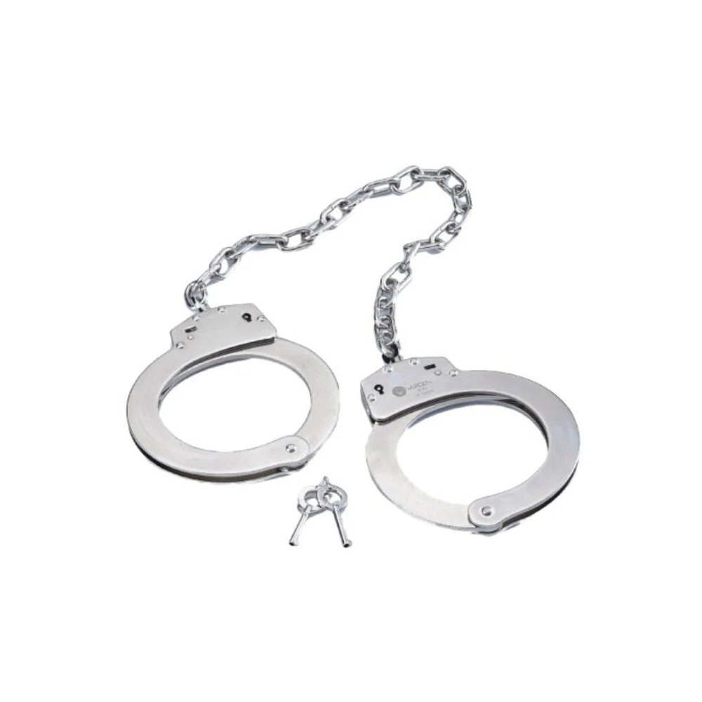 Lock Includes Two Keys Handcuffs Steel Construction Double