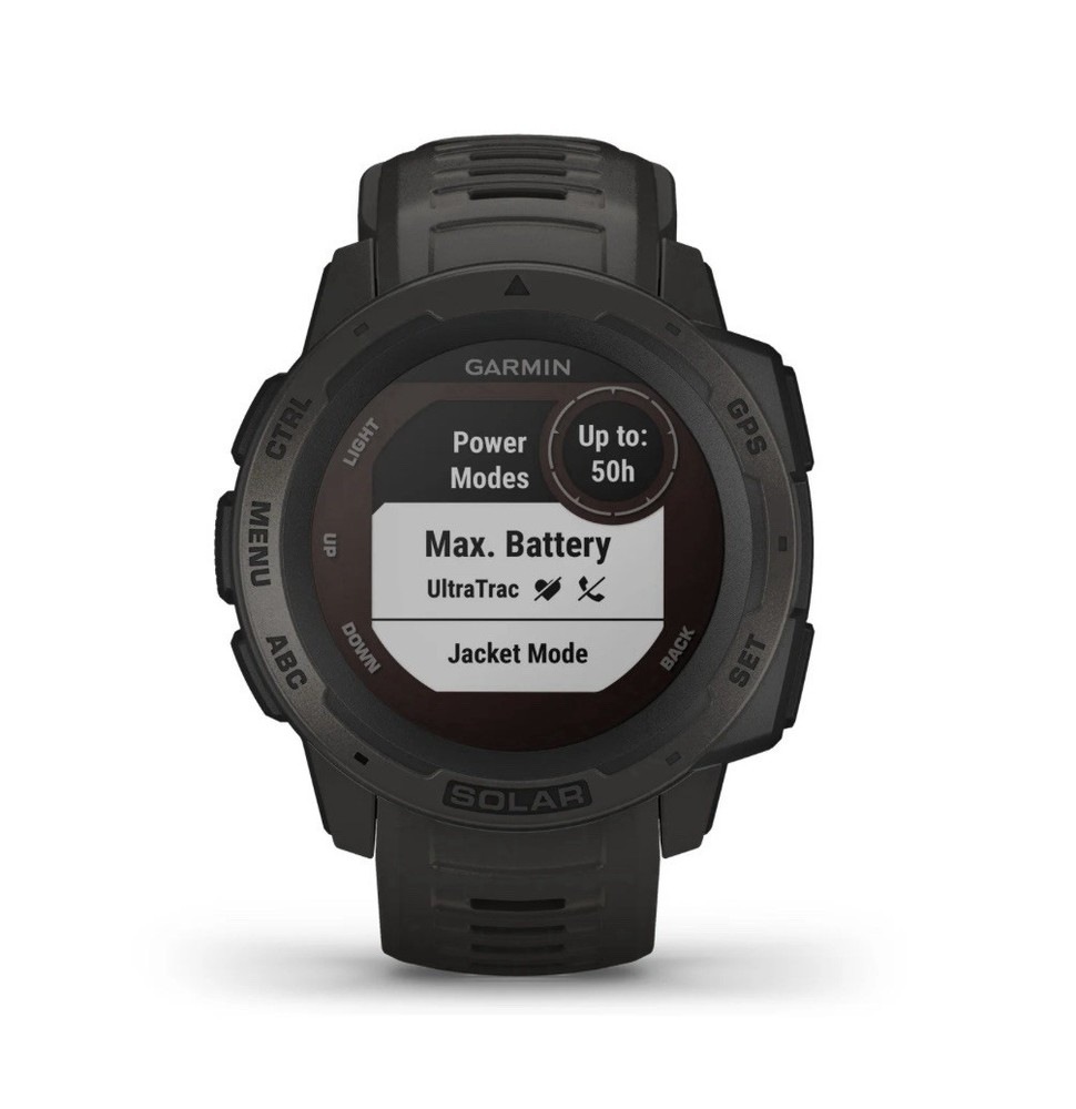Garmin Instinct Solar Smartwatch - Graphite (010-02293-10)