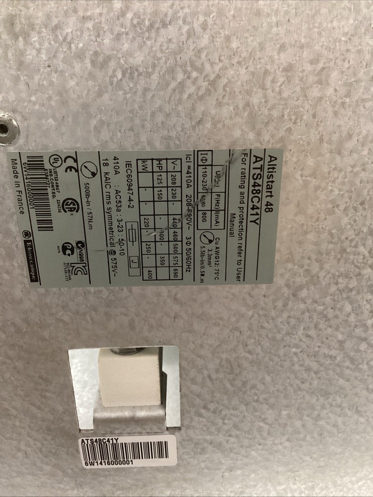SCHNEIDER ATS48C41Y U-018S