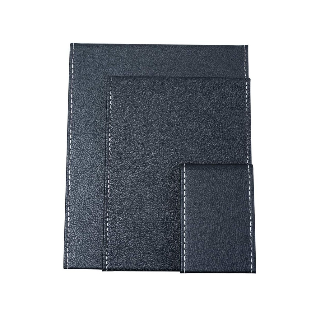 LONGSHENG - SINCE 2001 - Protable PU Leather Mirror Folding Desktop Makeup Mi...