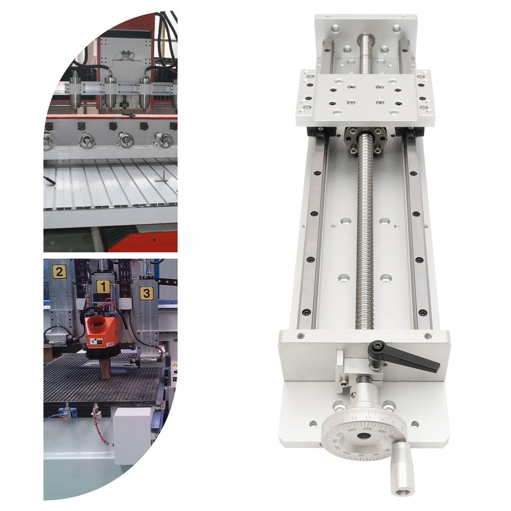 Precision Guide Rail, Manual Sliding Table 400mm, Linear Slide Guide Rail