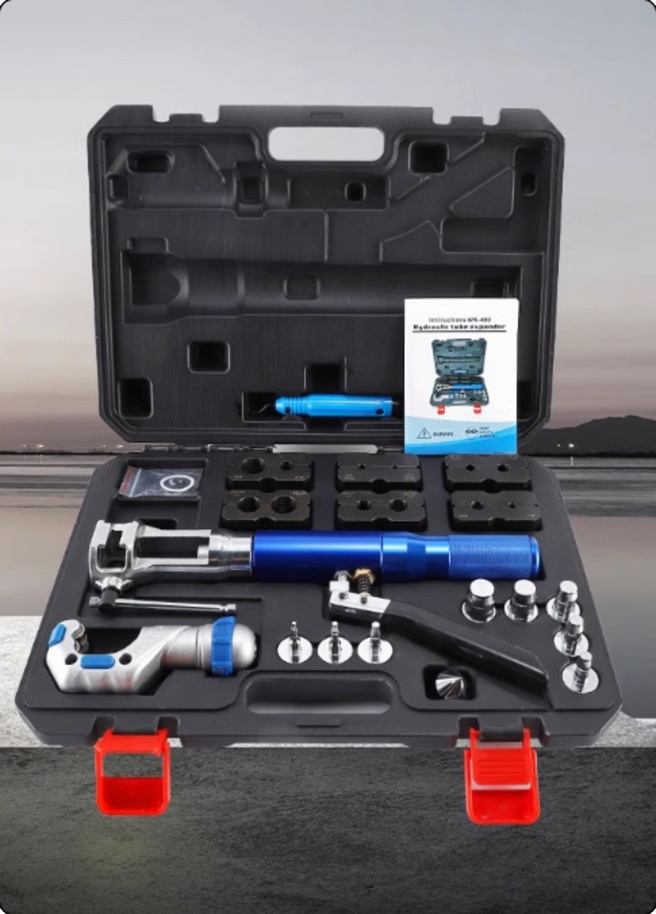 Universal Hydraulic Flaring Tool Swaging Tool Accurate Pipe Fuel Line Kit