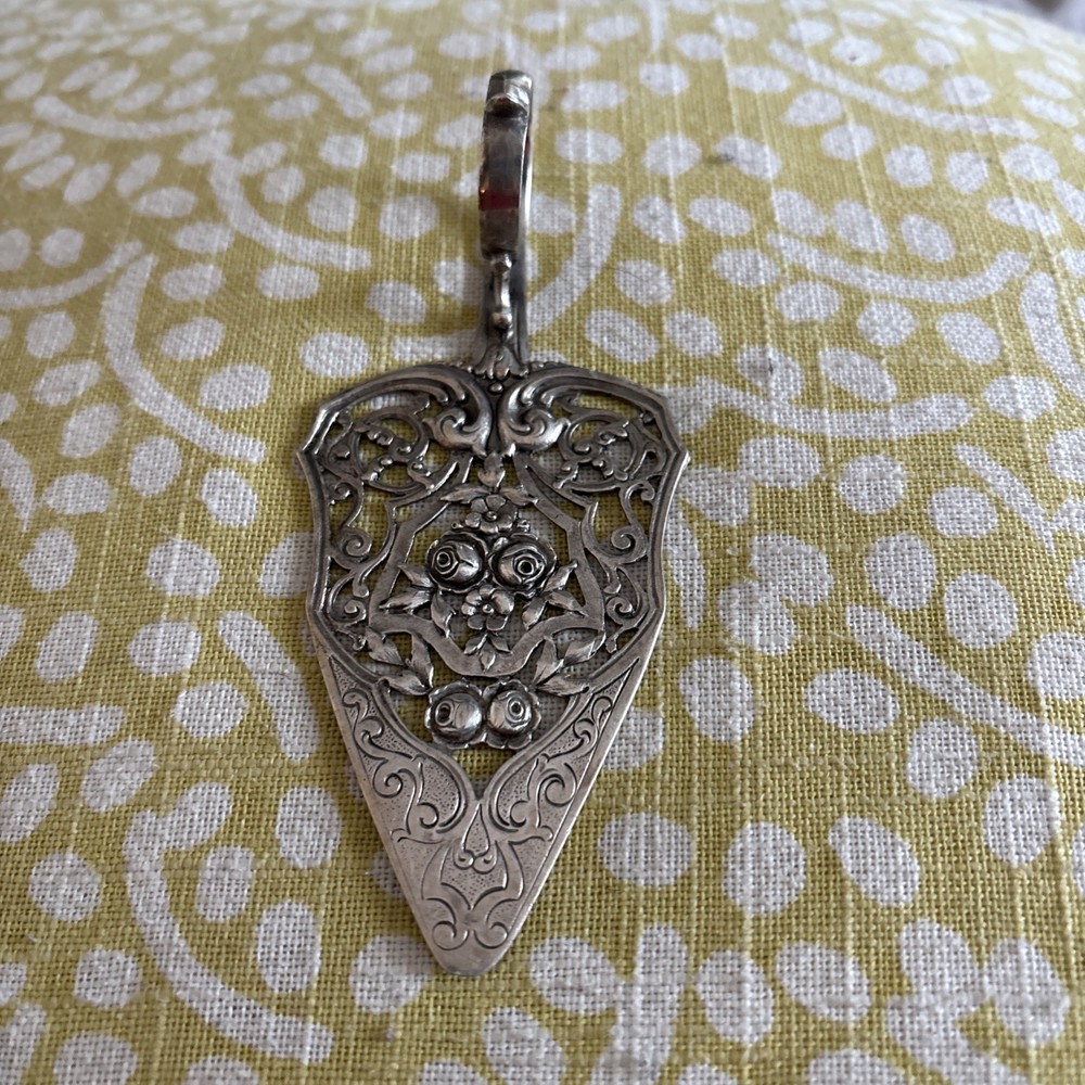 Antique German Small Ornate Openwork Server