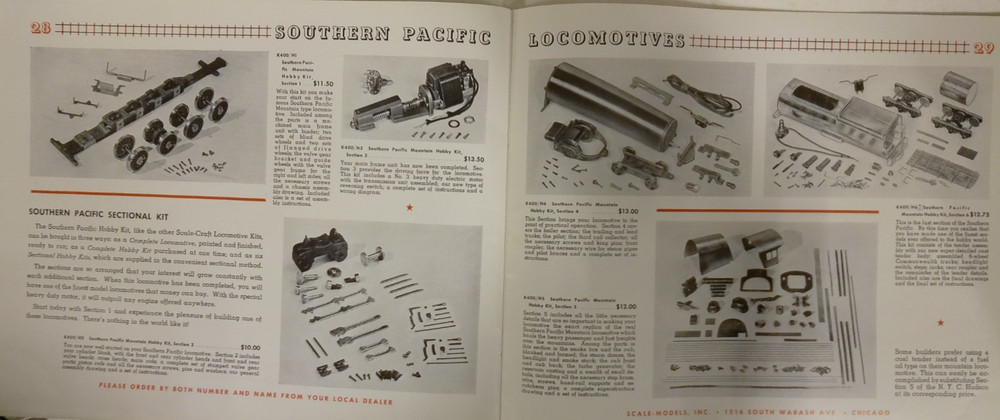 RARE 1937? Scale-Craft Trains Catalog