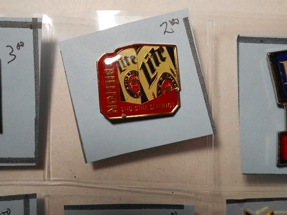 1" Lite beer 3 Billion And Still Selling hat pin