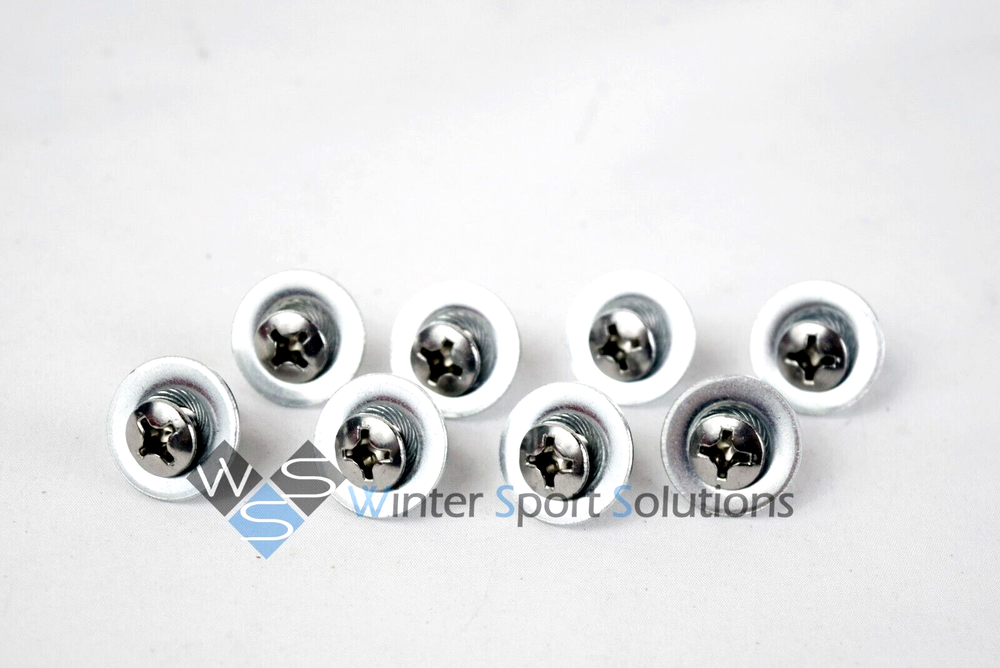SNOWBOARD BINDINGS SCREWS - SET OF 8 SCREWS