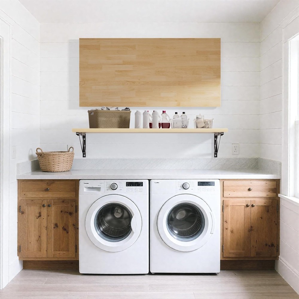 Wall Mounted Folding Workbench, 47.2 x 22.8-inch Heavy Duty Foldable Work