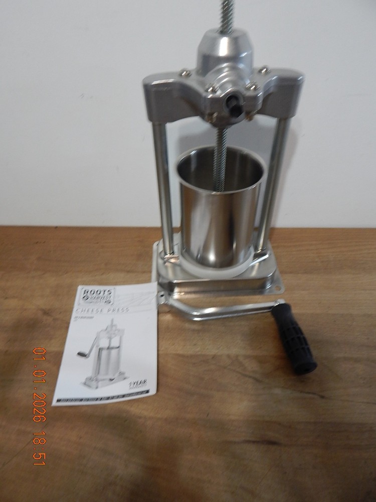 Roots & Harvest Cheese Making Kit Home Cheese Press 1426