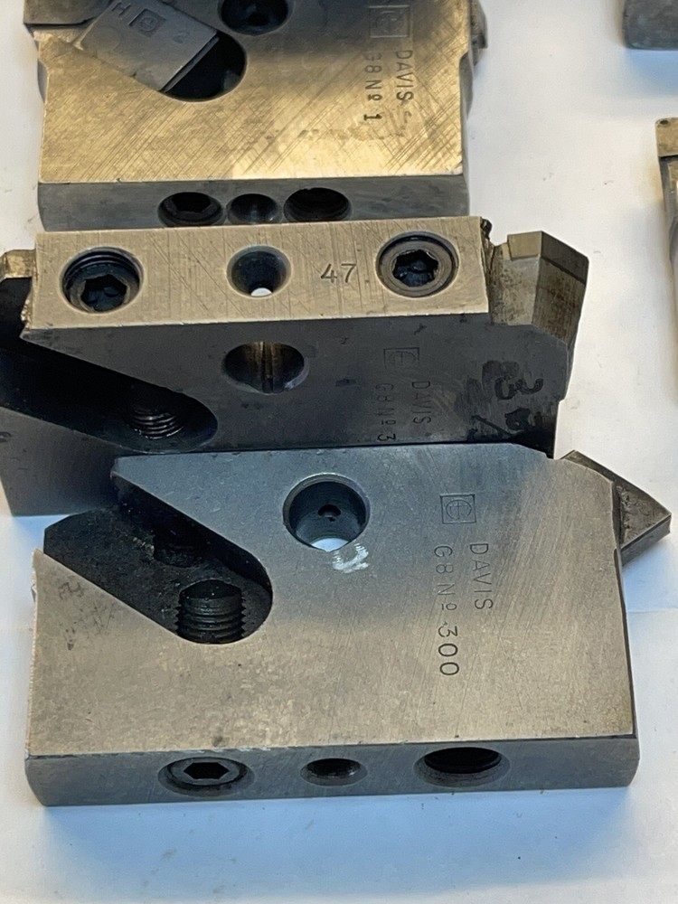G8 Boring Tools, Double Edge Blade Blocks G&L Davis Tools Qty.24 (24MY89)