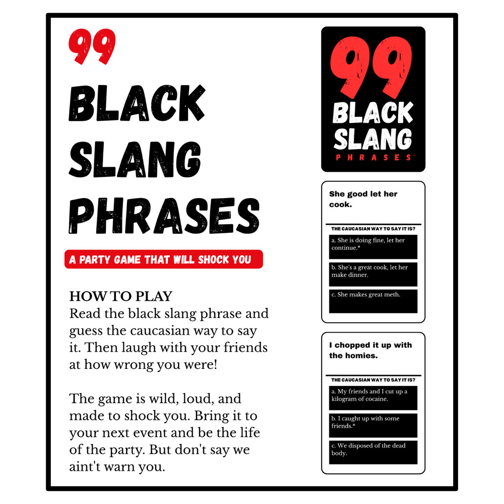 99 Black Slang Phrases!