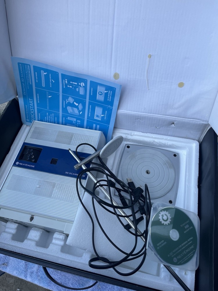 NextEngine Desktop 3D Scanner HD 2020i w/ Box & Accessories