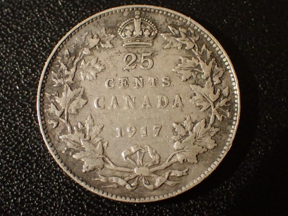 1917 Canada 25 Cents