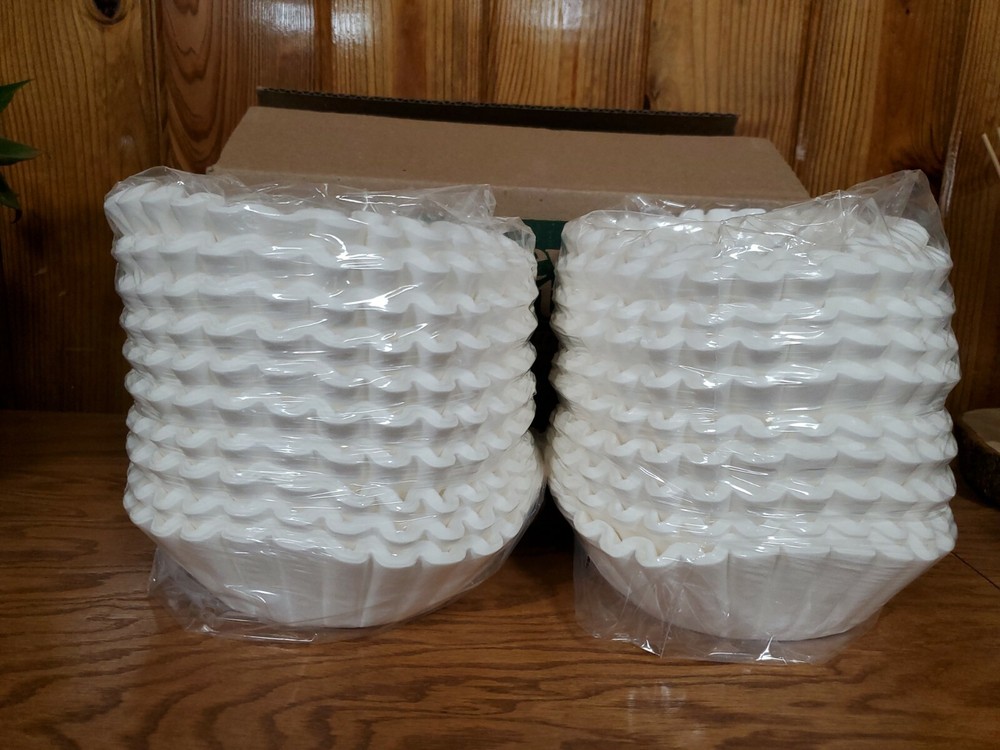 Brew Rite Bunn-Sized Coffee Filter, 1000 Count, Fits 12-Cup wide-based Brewers