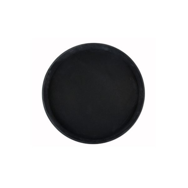 Winco TRH-16K 16 Round Serving Tray | Black