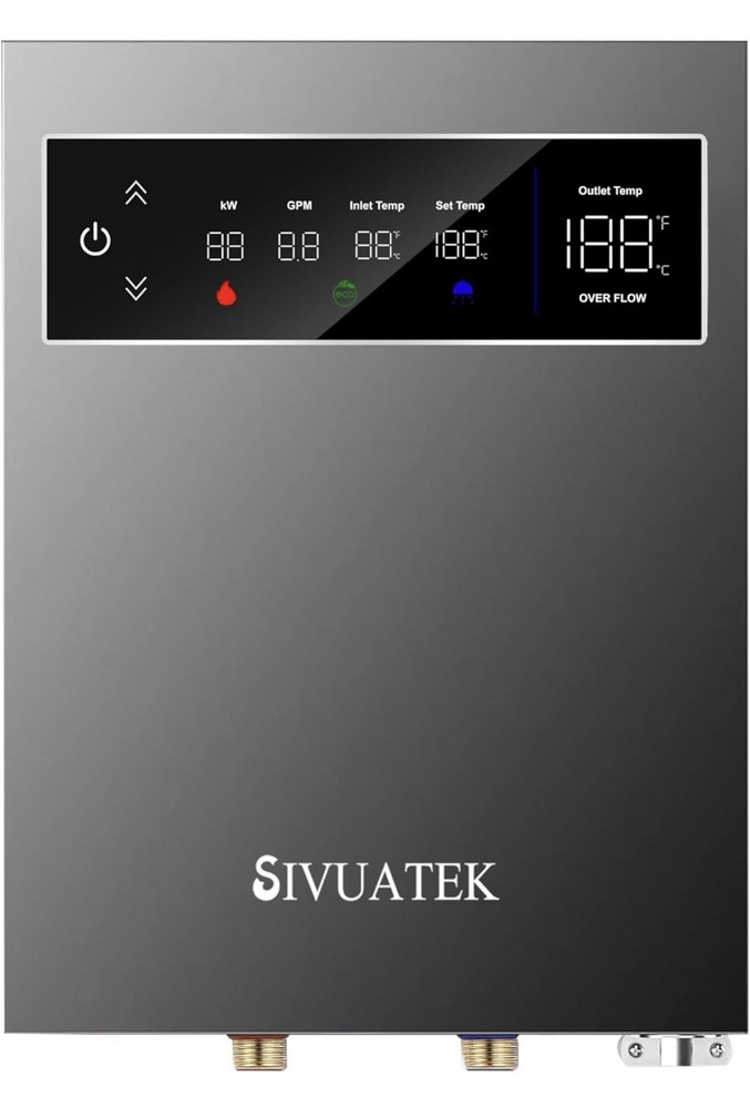 18kW Tankless Water Heater Electric 240V, Instant Hot Water, ETL Certified