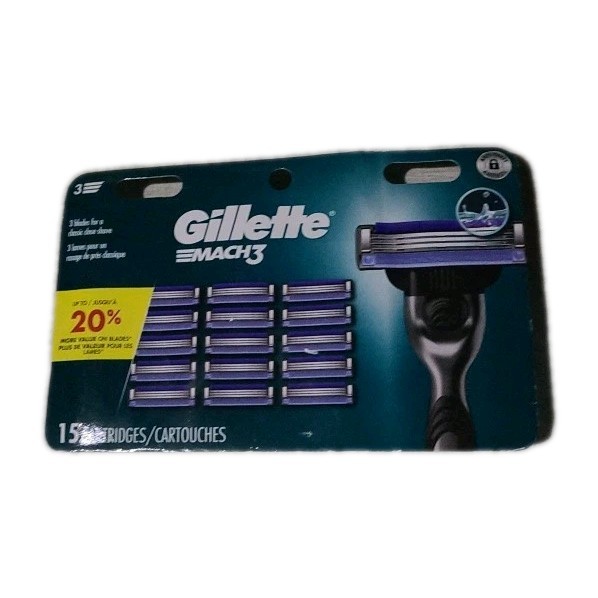 Gillette Mach3 15 Cartridges