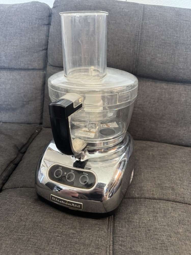 KitchenAid 9-Cup Food Processor MODEL KFP740CR0 Chrome + Accessories Tested