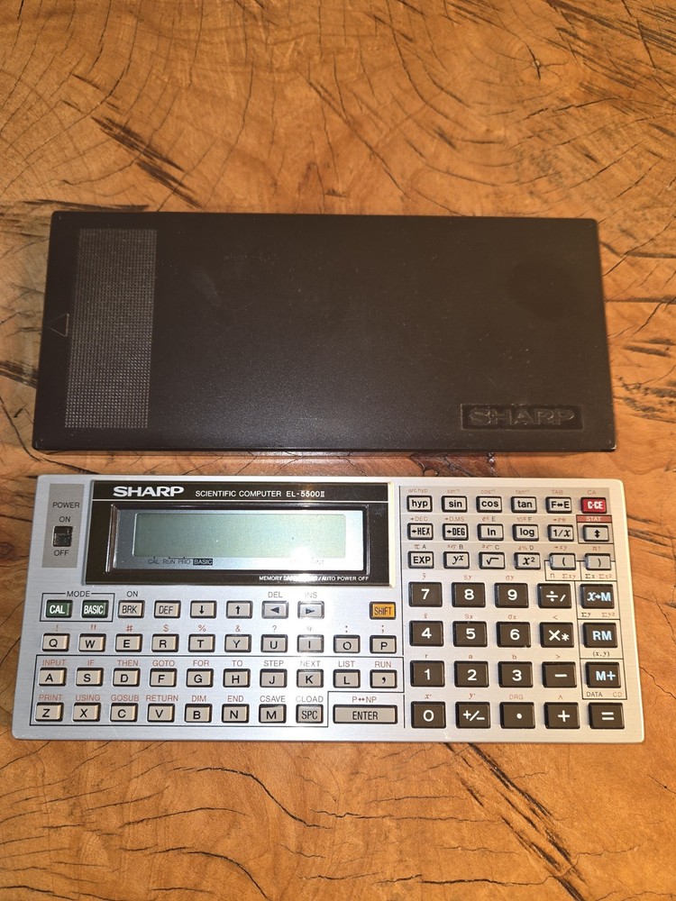 Sharp EL-5500 II Scientific Calculator and BASIC Computer, works great!