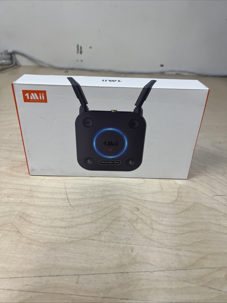 1Mii B06TX Bluetooth 5.2 Long Range Audio Transmitter New Open Box