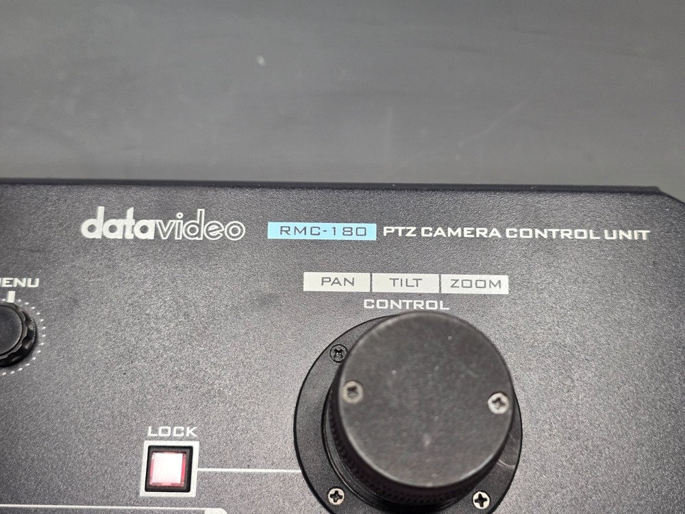 Datavideo RMC-180 PTZ Camera Controller Unit 12V DC Power Tested