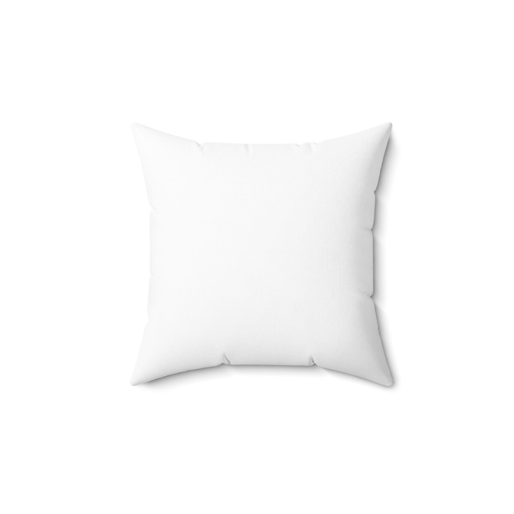 Lets Circle Bach Spun Polyester Square Pillow