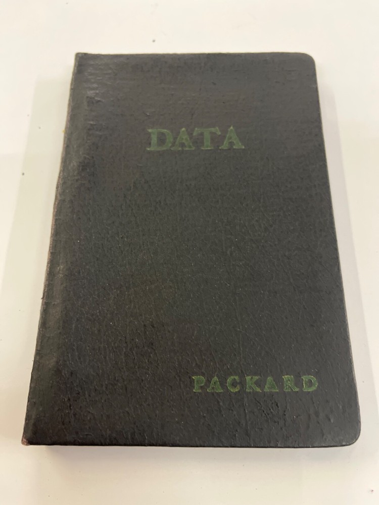 1935 Packard Motor Car Packard One Twenty “B” Data Automobile Book