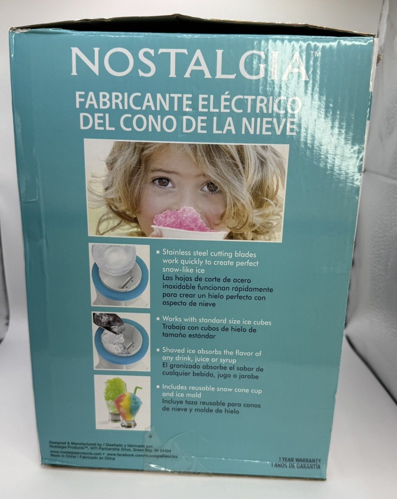 Nostalgia Electric Snow Cone Maker ISM1000