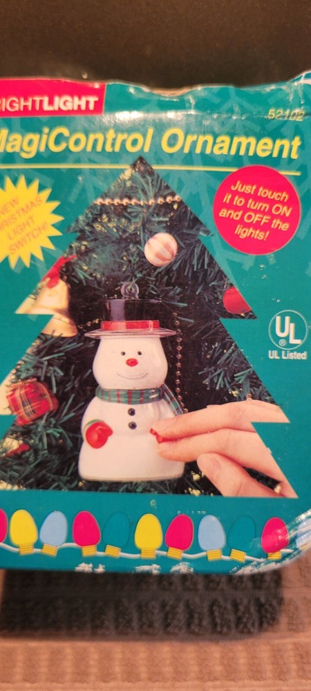 Magicontrol Ornament Christmas light touch control switch Snowman Electric Plug