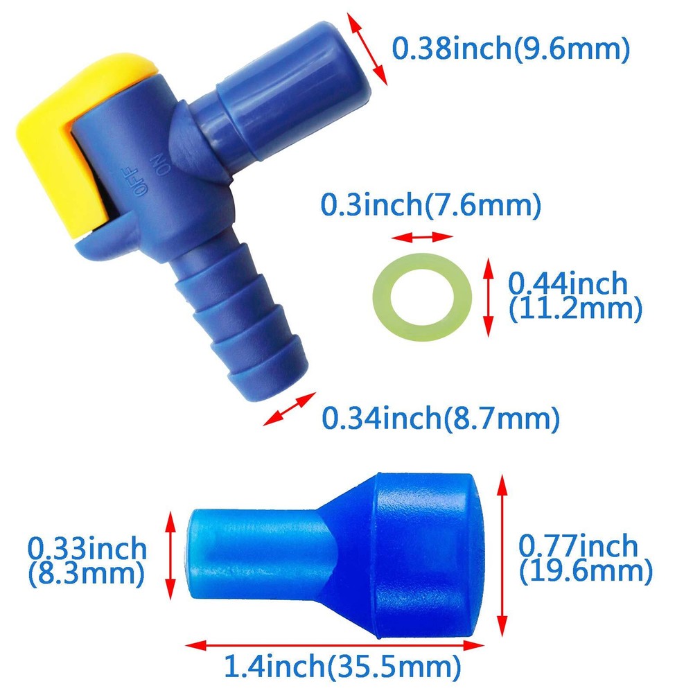 Bite Valve Replacement Mouthpiece Fit For Hydration Pack Bladder Water Backpack