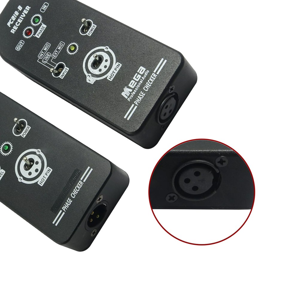 PC218 Phase Polarity Tester Checker Detector Audio Speaker Microphone Testing