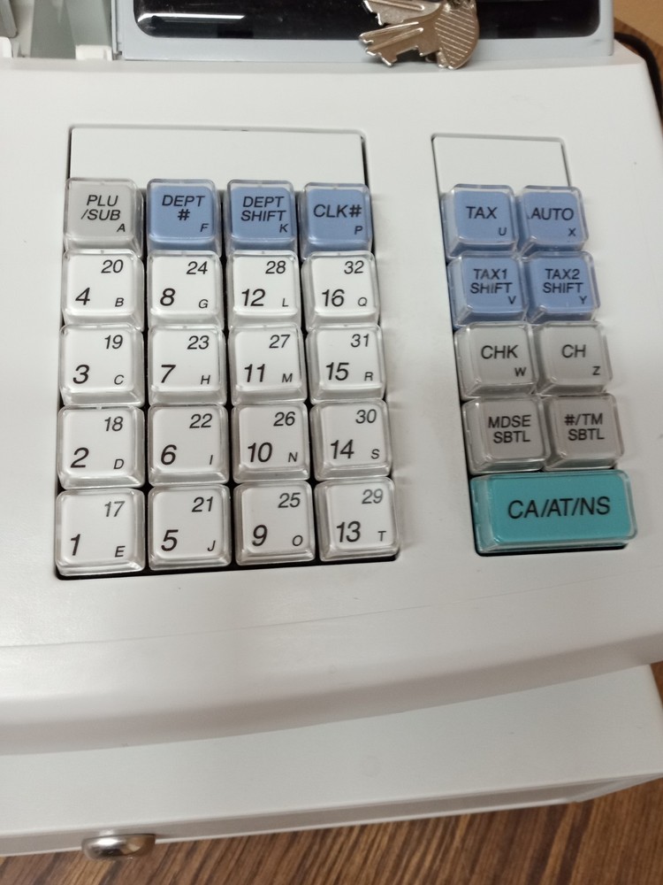 Sharp XE-A203 Cash Register Thermal Print
