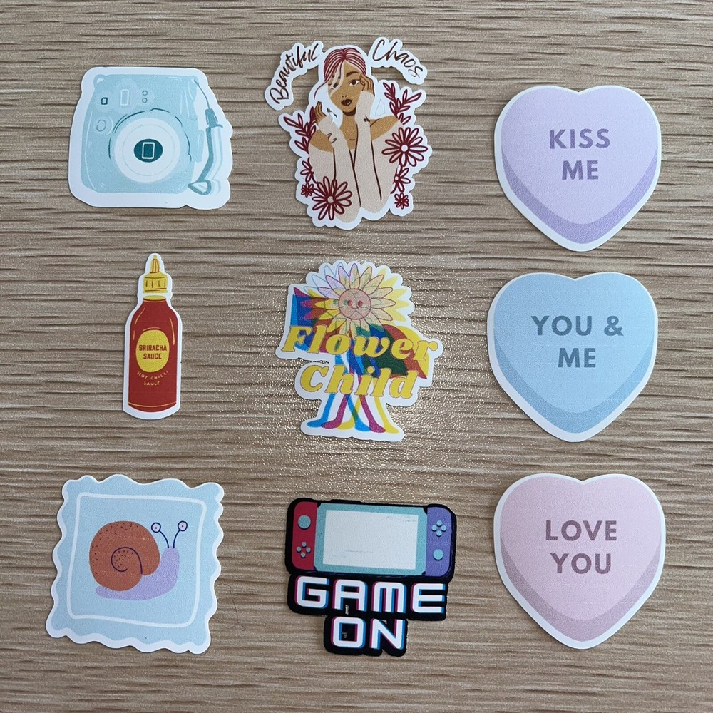 YOUR CHOICE OF 10 STICKERS