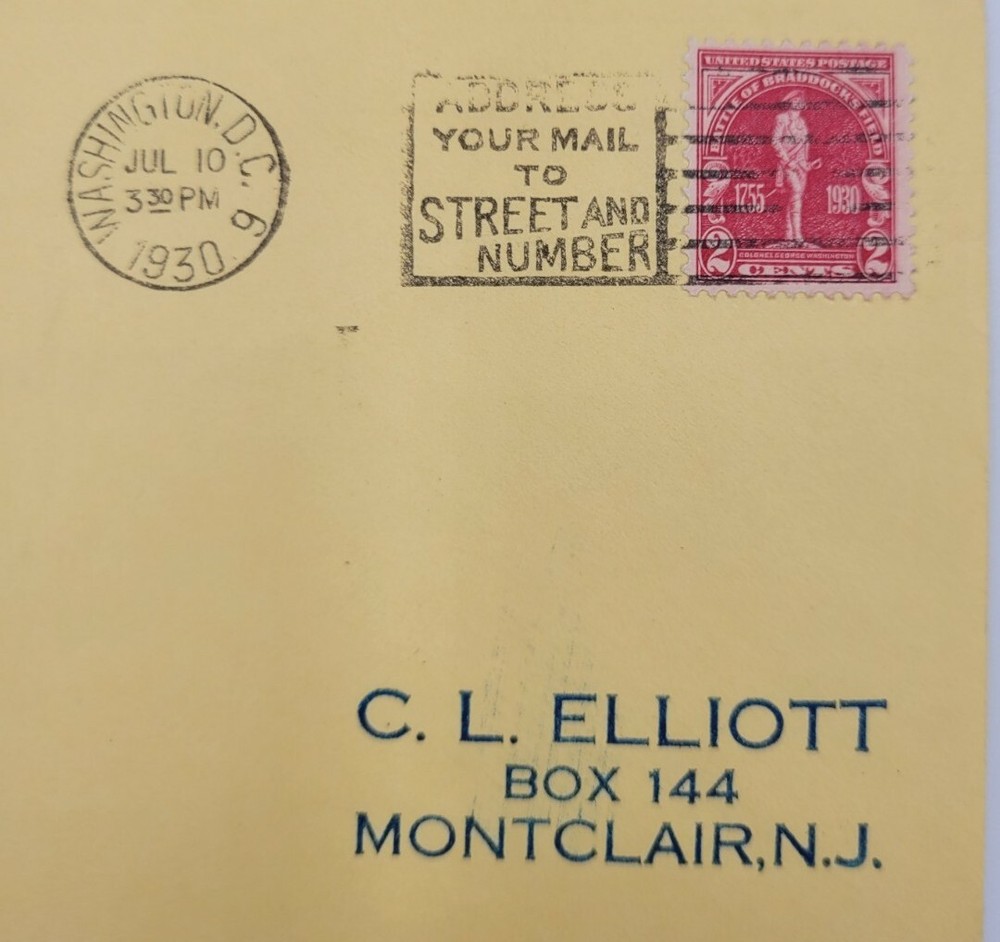FDC #688 Mellone #6 Washington as Colonel cachet DC