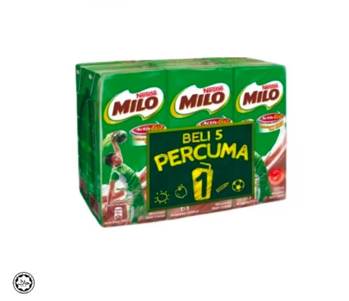 MILO Activ-Go UHT (200ml x 6's) x 2 Packs