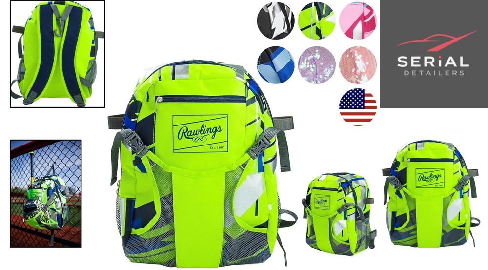 Durable REMIX T-Ball Equipment Backpack with Multiple Storage Options in Green