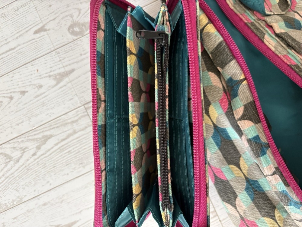 KAVU Bundle Rope Sling Bag and Wallet Multicolor EUC