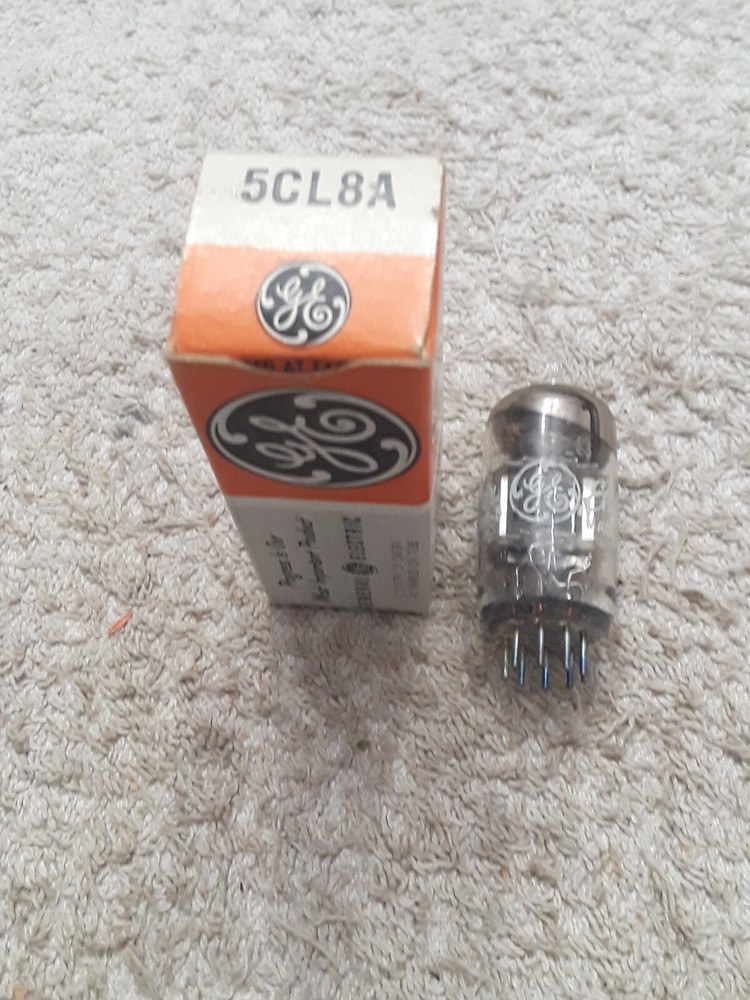 NOS GE 5CL8A Vacuum Tube