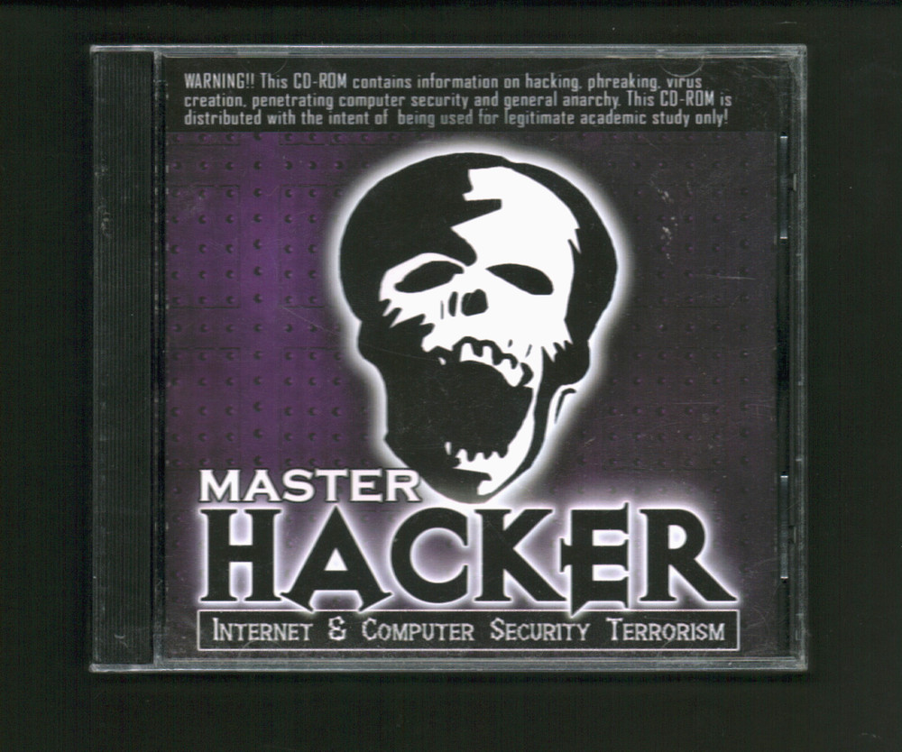 Master Hacker Internet And Computer Security CD-ROM SEALED Core Publishing 2001